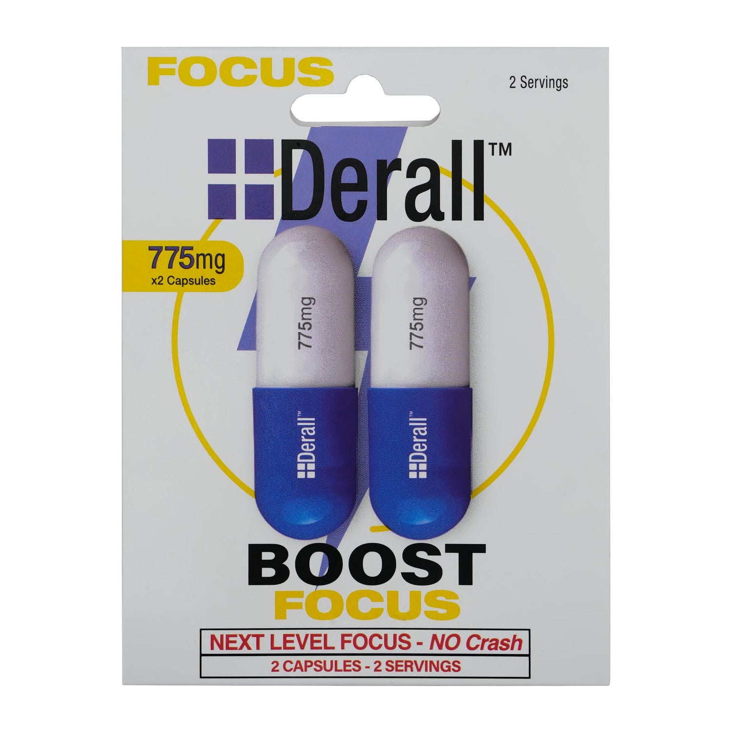 Derall Boost 775mg - Nootropic Brain Booster