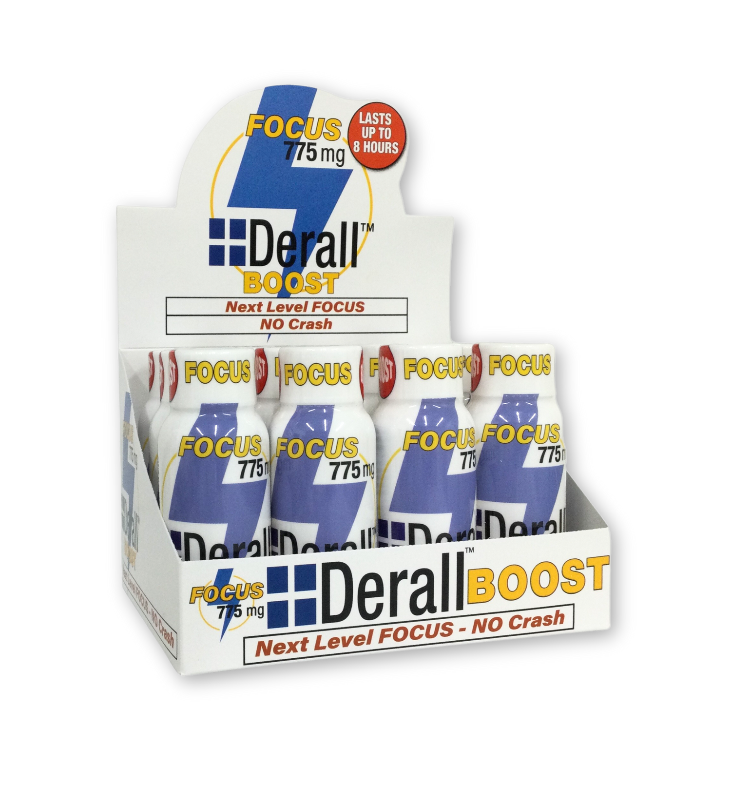 Derall Boost Shots - Nootropic Brain Booster 2oz Shot