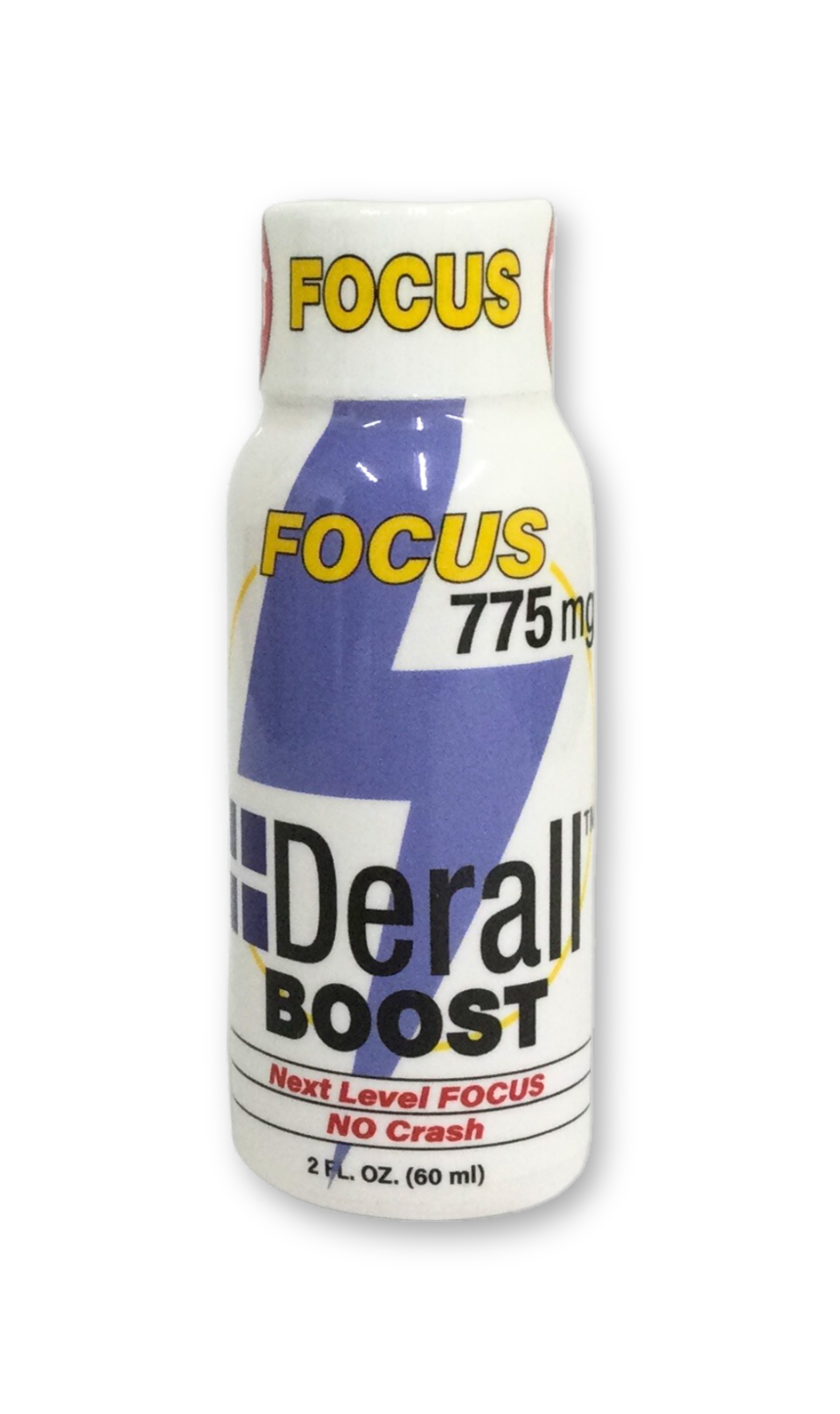 Derall Boost Shots - Nootropic Brain Booster 2oz Shot